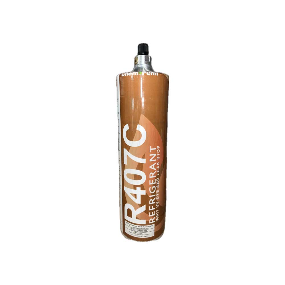 R-407C Recharge Kit with Leak Stop & UV Dye – 27.9 oz Can