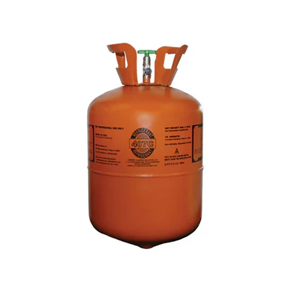R-407C Refrigerant Cylinder (25 lb) – Virgin, Premium Grade
