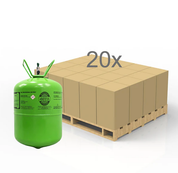 R-407A Refrigerant Cylinder (25 lb) – Virgin, Premium Grade