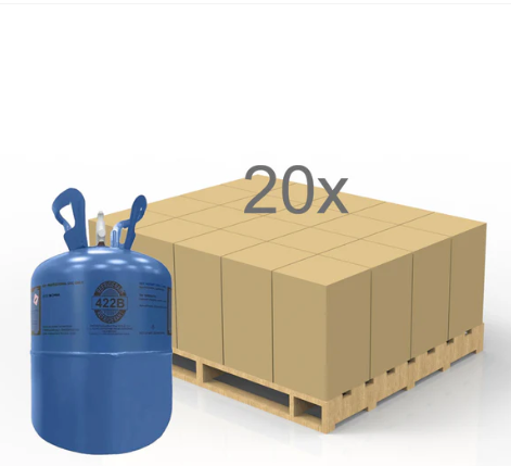 NU-22B R-422B Refrigerant – 25 lb Factory-Sealed Premium Cylinder
