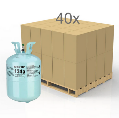 R-134a Premium A/C Refrigerant – 30 lb Factory-Scaled Cylinder