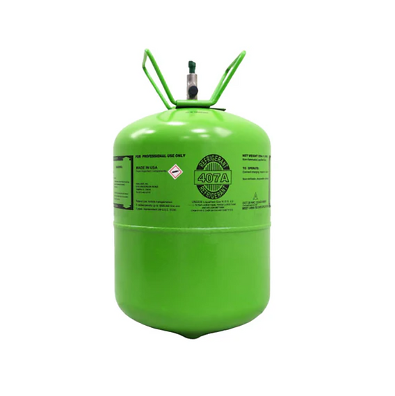 R-407A Refrigerant Cylinder (25 lb) – Virgin, Premium Grade