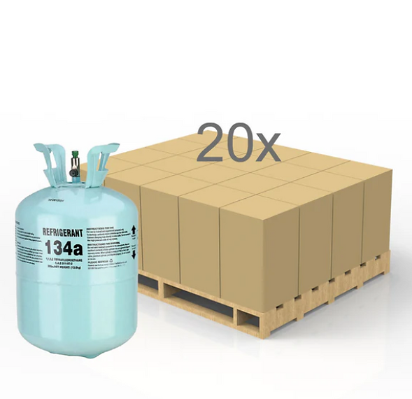 R-134a Premium A/C Refrigerant – 30 lb Factory-Scaled Cylinder