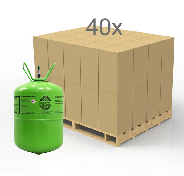 R-407A Refrigerant Cylinder (25 lb) – Virgin, Premium Grade