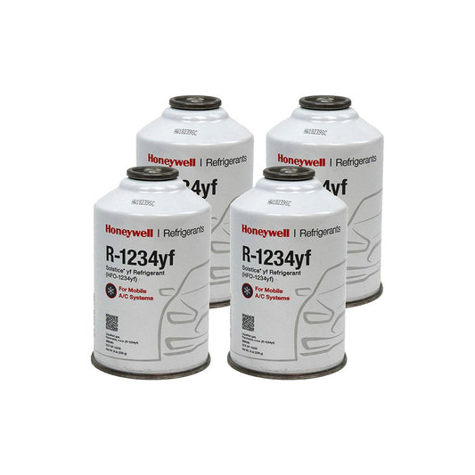 R-1234yf Premium A/C Refrigerant – 4-Pack of 8 oz Cans (32 oz Total)